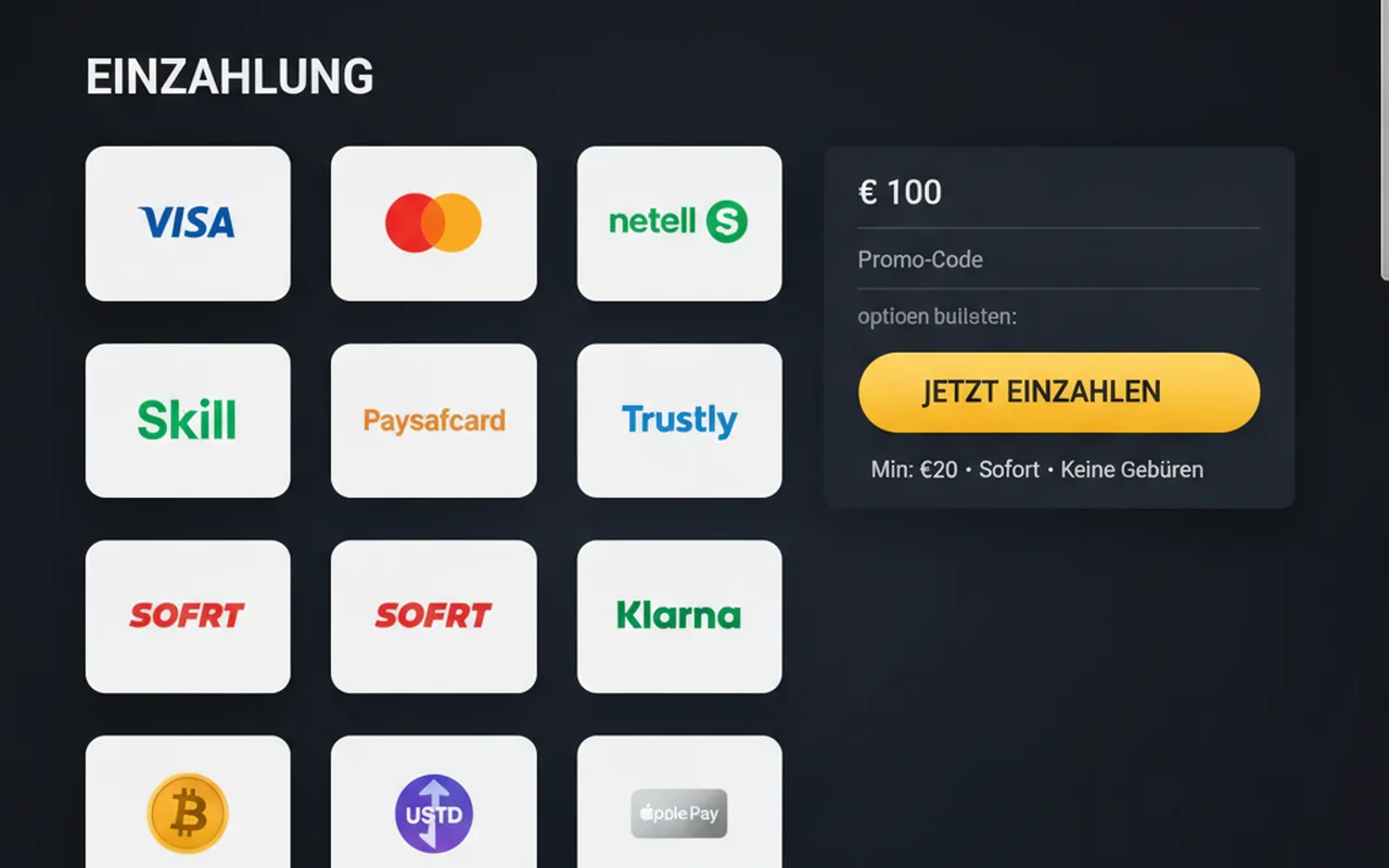 Zahlungsmethoden und Auszahlungen – RollXO
